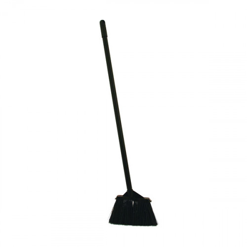 Black Soft Bristle Long Handle Lobby Brush HDLB.01