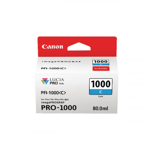 CANON PFI-1000C INK CARTRIDGE CYAN