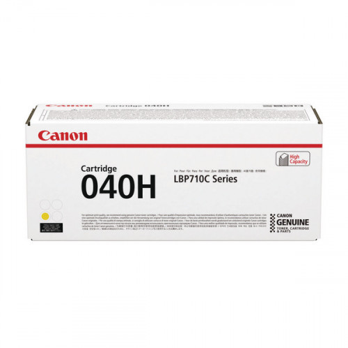 Canon 040H Yellow High Capacity Toner Cartridge 0455C001