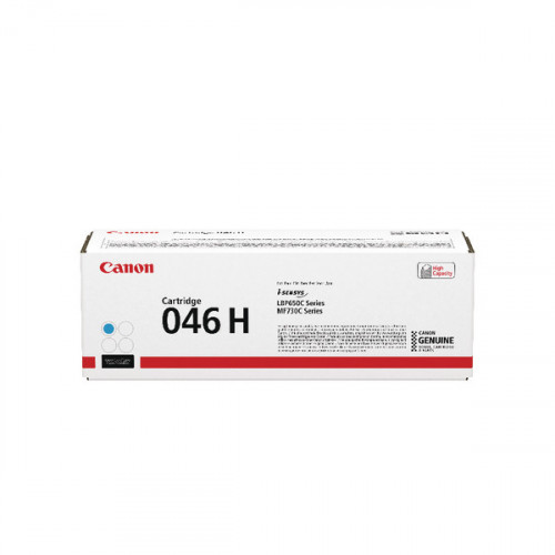 Canon 046HC Cyan High Capacity Laser Toner Cartridge 1253C002