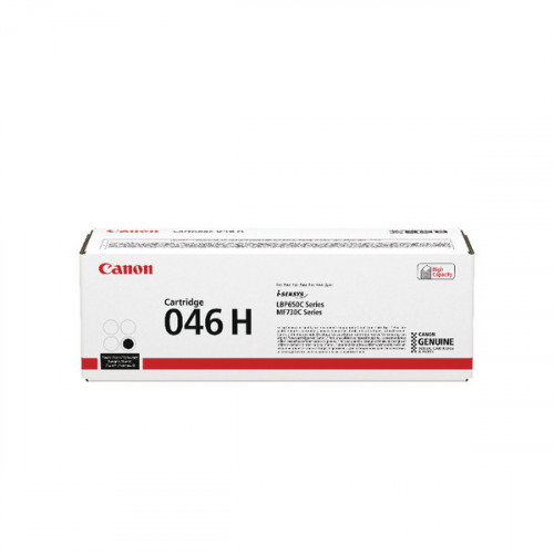 Canon 046H-BK Black High Capacity Laser Toner Cartridge 1254C002