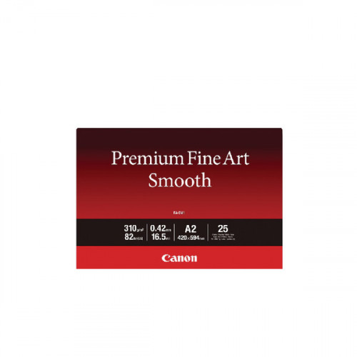 Canon Premium Fine Art Smooth A2 Paper (Pack of 25) 1711C006