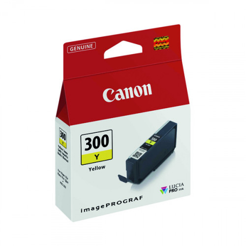 Canon PFI-300 Pro Series Yellow Ink Tank 4196C001