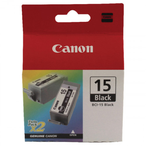CANON BCI-15BK INKJET CART TWNPK BLK