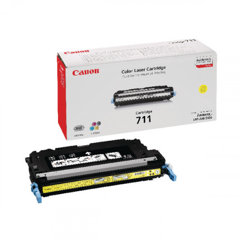 Canon 711Yellow Laser Toner Cartridge 1657B002