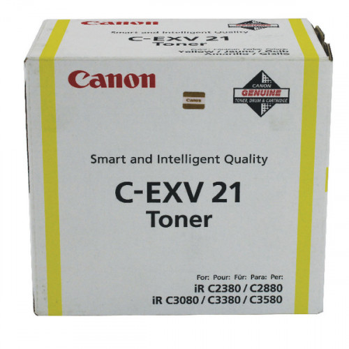 Canon C-EXV 21 Yellow Toner Cartridge 0455B002