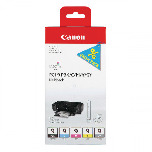 CANON PGI-9 INK CART MPK PB/C/M/Y/G