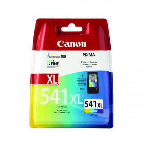 Canon CL-541 Colour XL Ink Cartridge Blister Pack 5226B004