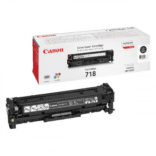 CANON 718VP TONER CART BLACK PK2