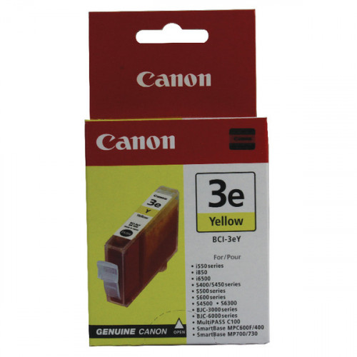CANON BCI-3EY INKJET CARTRIDGE YLW