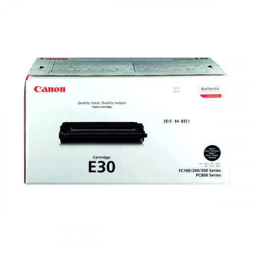 Canon E30 Black Toner Cartridge 1491A003