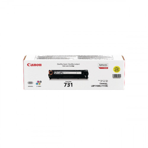 CANON 731Y YELLOW TONER CARTRIDGE
