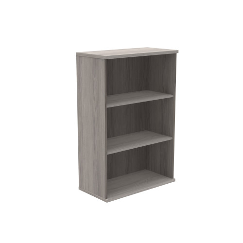 Bookcase 1204h x 800w x 400d 2 x Shelves (FSC) - Grey Oak