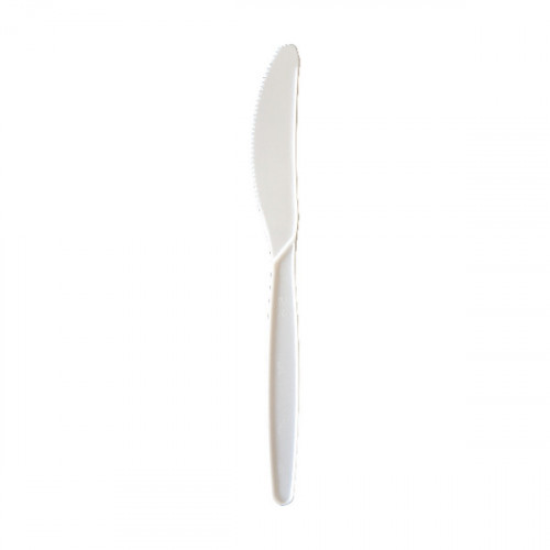 Heavy Duty Plastic Knives 185mm White (Pack of 100) 181WHBAG