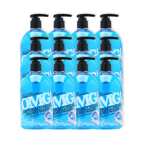 OMG Antibacterial Hand Soap 500ml (Pack of 6) 0604398