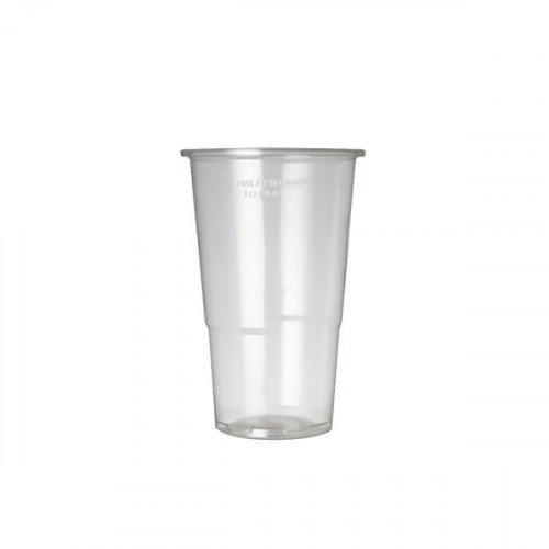 PLASTIC HALF PINT GLASS P50
