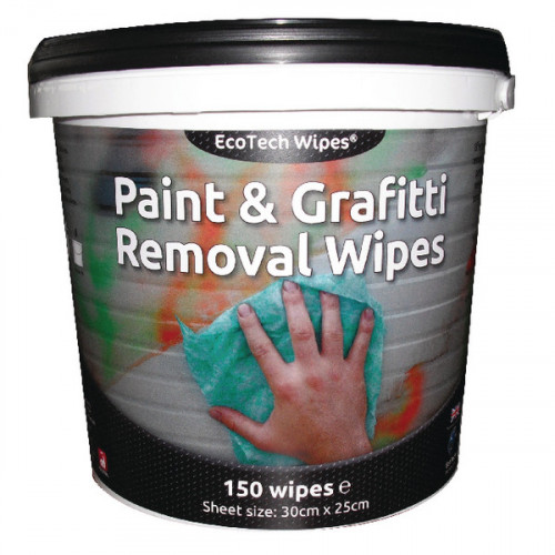 EcoTech Paint and Graffiti Wipes (Pack of 150) EBPG150