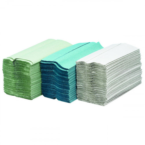 MAXIMA GREEN 2-PLY H/TOWELS WHT PK15