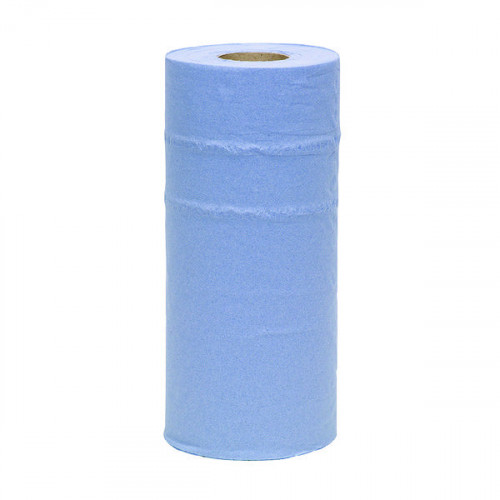 2Work 2-Ply Hygiene Roll 250mmx40m Blue CPD43579