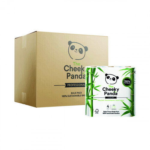 CHEEKY PANDA 3-PLY 4 TLT ROLLS PK6