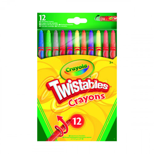 CRAYOLA 12 COLOURED PENCILS 6PK