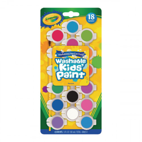 Crayola Washable Kids Poster Paints (Pack of 108) 54-0125
