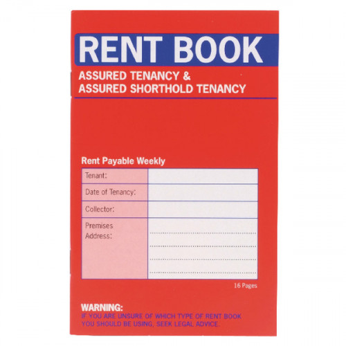 Country Assured Tenancy Rent Book (Pack of 20) C237