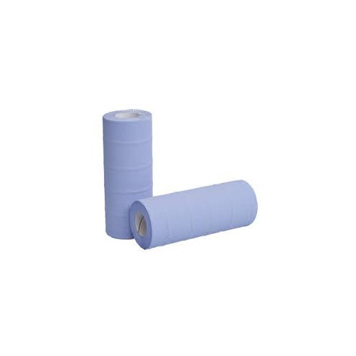 Couch Roll 2Ply (50M) - Blue 10" (250mm) per 18 Rolls/case (870145)
