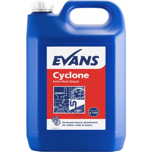 Evans Cyclone Purfumed Thick Bleach per 5Ltr (A154EEV2) - Available to order