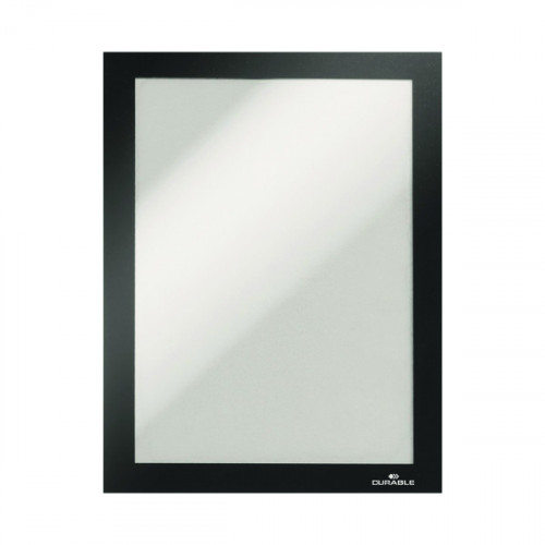 Durable Duraframe Self-Adhesive Frame A5 Black 489801