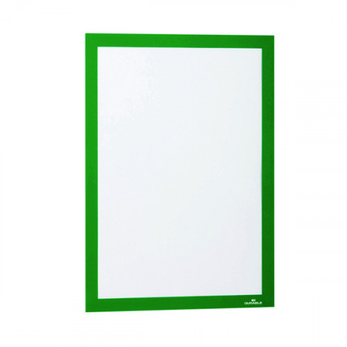 DURABLE DURAFRAME S/ADH FRM GRN PK2