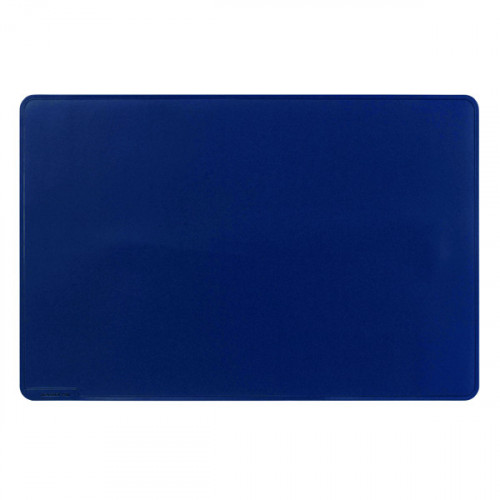 Durable Desk Mat Contoured Edge 530 x 400mm Dark Blue 710207