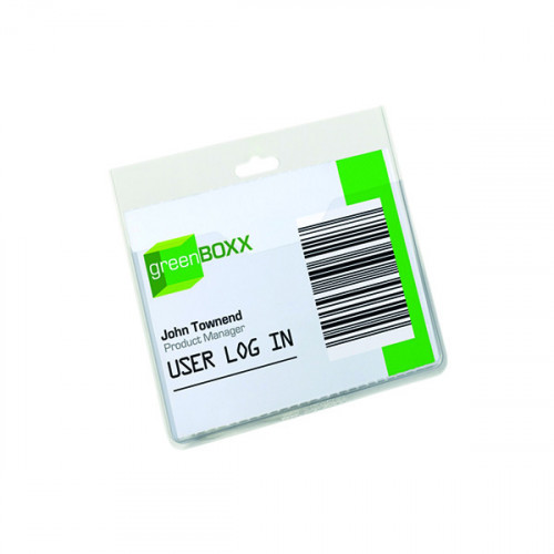 DURABLE VISITOR BADGE NO CLIP PK20