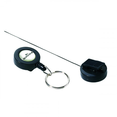 DURABLE BADGE REEL KEYRING CHAR PK10