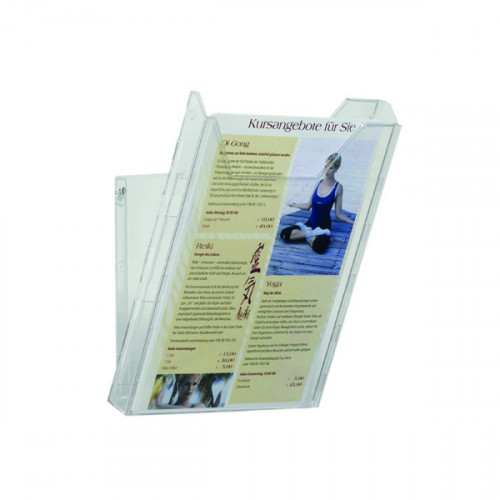 Durable Combiboxx A4 Portrait Literature Holder, Transparent 8578/19