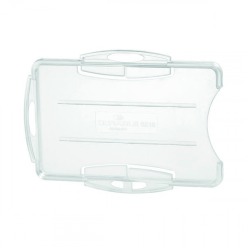 DURABLE ID 2 CARD HOLDER CLEAR P10