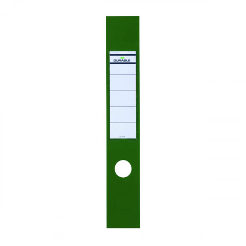 DURABLE ORDOFIX SPINE LABEL GRN PK10