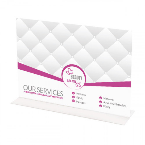 DEFLECTO A4 STAND UP SIGN HOLDER