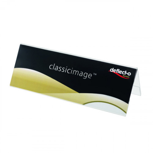 Deflecto Tent Sign Holder A4 Clear 48601