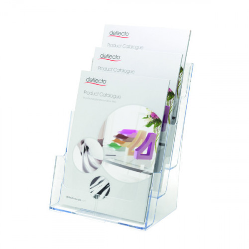 DEFLECTO A4 3TIER LITERATURE HOLDER