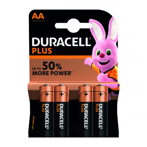Duracell Plus AA Battery (Pack of 4) 81275375