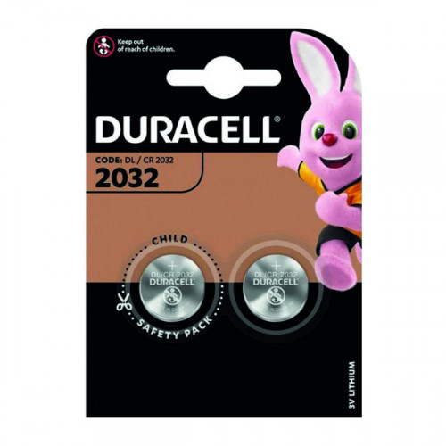 DURACELL 3V DL2032 BATTERY LIH PK2