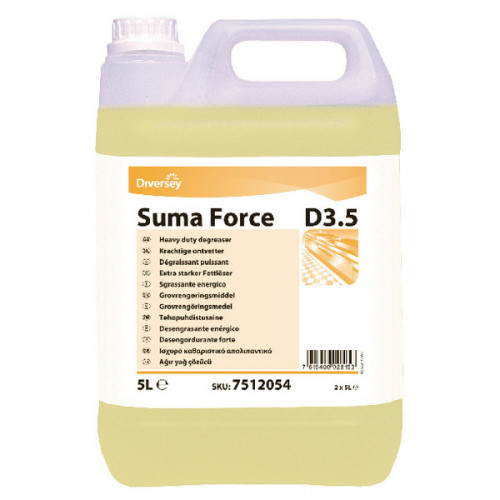 Diversey Suma D3.5 Heavy Duty Degreaser 5 Litre (Pack of 2) 7512054