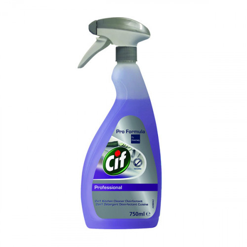 Cif Professional 2-in-1 Cleaner and Disinfectant 750ml 7517920