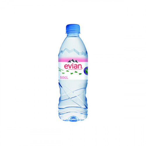 EVIAN SPRING WATER STILL 500ML PK24