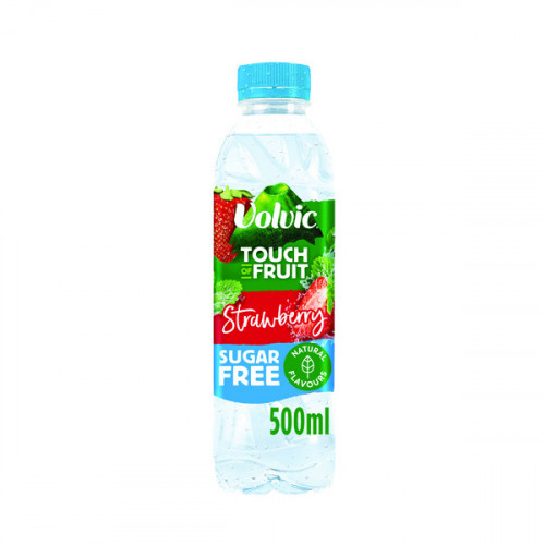 Volvic Touch of Fruit Strawberry Fruit Water 500ml (Pack of 12) 122440