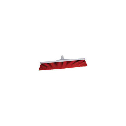 Deck Scrub Broom Head (Red) Stiff Texture 300mm (12") per each (HB520RD)