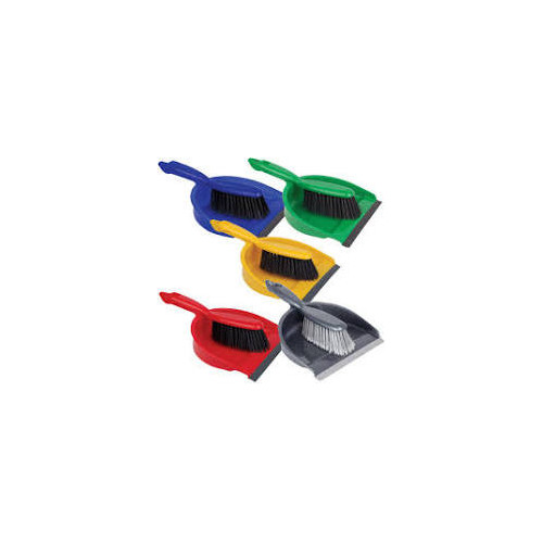 Enclosed Plastic Dustpan - Red 12" per Each - Available to order