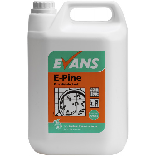 Evans E-Pine Disinfectant, General purpose fresh pine disinfectant per 5 Ltr (available to order) (A008EEV2)