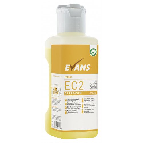 Evans E:Dose EC2 Degreaser - Unperfumed, heavy duty c/w dosing cap Per 1Ltr (A107AEV)
